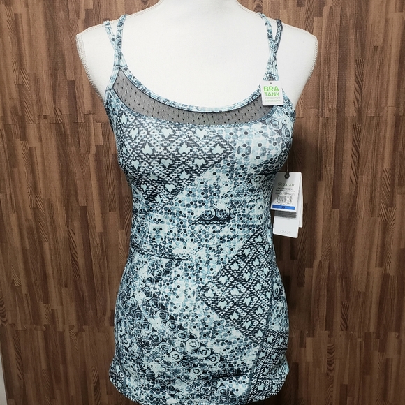 Gaiam Shine Mesh Bra Tank Sz XS NWT - Picture 2 of 13